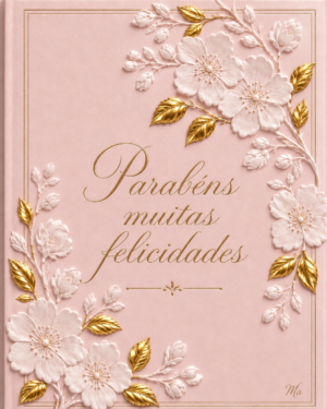 Cartão cor de Rosa Personalizado